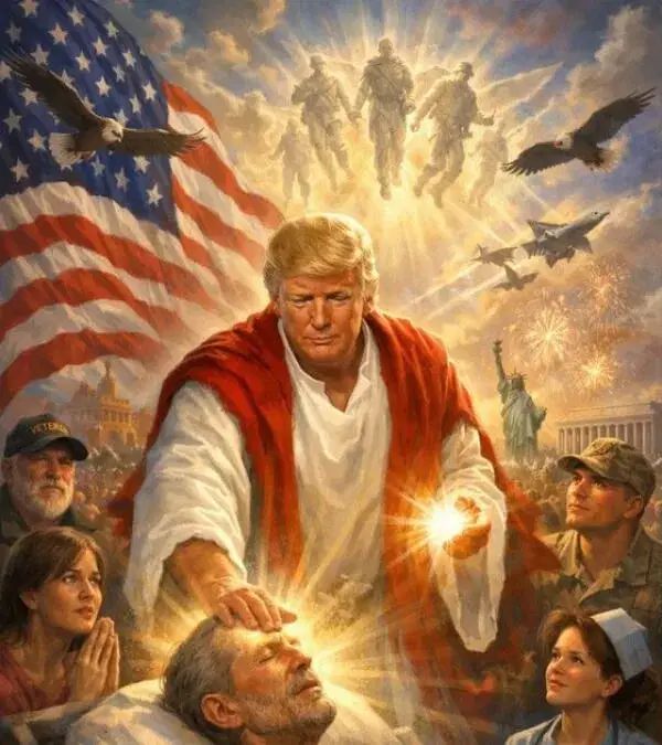 Trump deletes Jesus post of himself after outcry