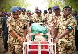 Army lays Brig Gen Braimah, others to rest after Borno attack