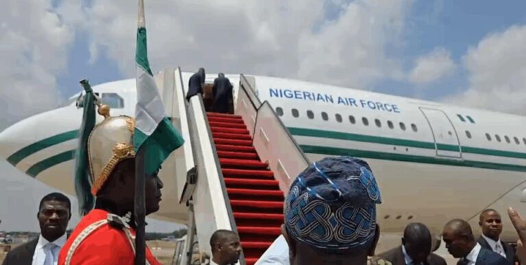 Tinubu leaves Abuja for three-country diplomatic trip