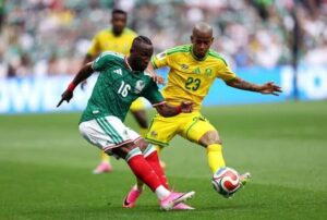 Mexico overpower nine-man South Africa in World Cup curtain-raiser